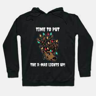 Time to put up the xmas lights Hoodie